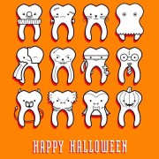 halloween candy and childrens teeth